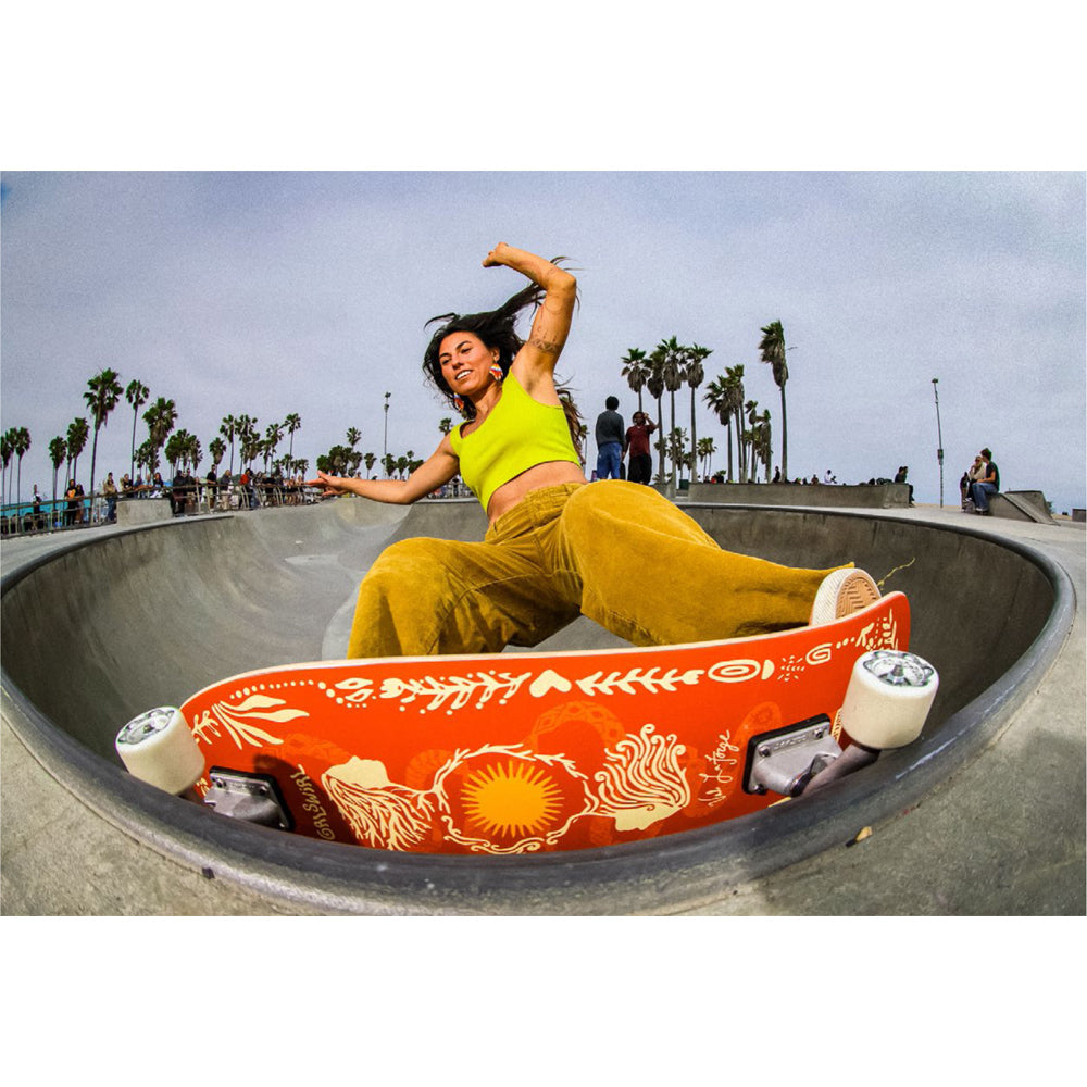 Carver Skateboards - 31" GrlSwirl Sunflower - CX Complete