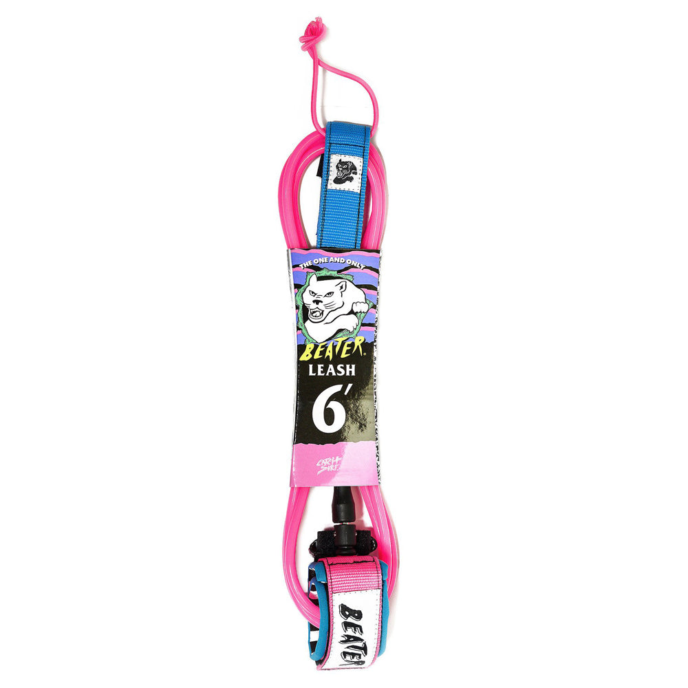 Catch Surf - Beater 6' Leash - Pink & Blue