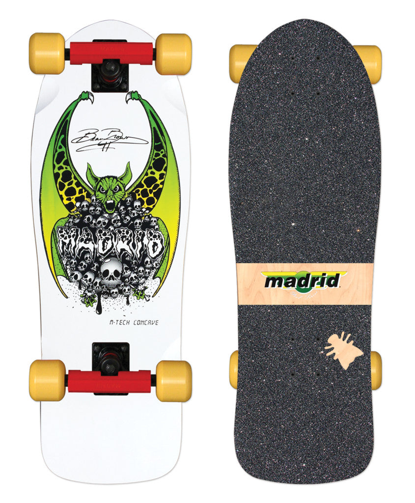 Madrid Beau Brown Old School Skateboard Complete