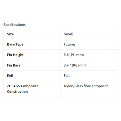 3D Fins - Rip Spit Side Bites - Small - Split Mono (Futures)
