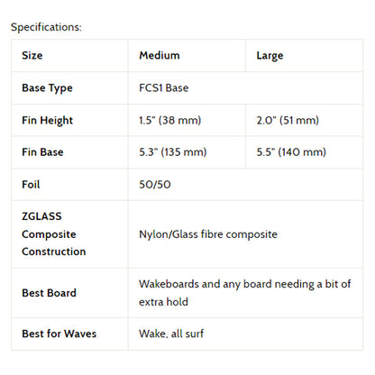 3D Fins - Switchblade - Large - Island Style (Futures)