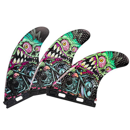 3D Fins - All Rounder Thruster - Medium - Rider (FCS1/FCS2/Futures)