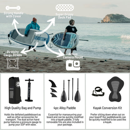 AirStick 10'6 Inflatable Stand Up Paddle Board SUP | With Seat