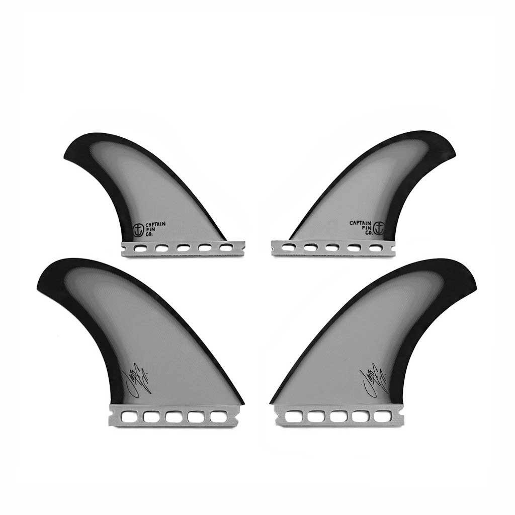 Captain Fin Co - Jeff McCallum Quad Especial - Large - Black (Futures)