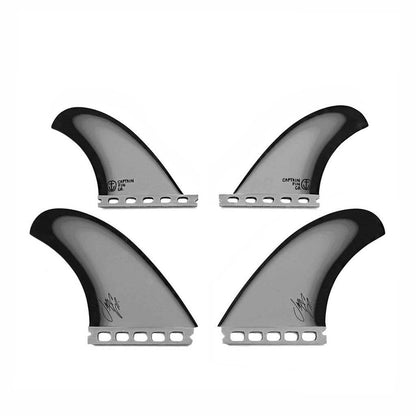 Captain Fin Co - Jeff McCallum Quad Especial - Large - Black (Futures)