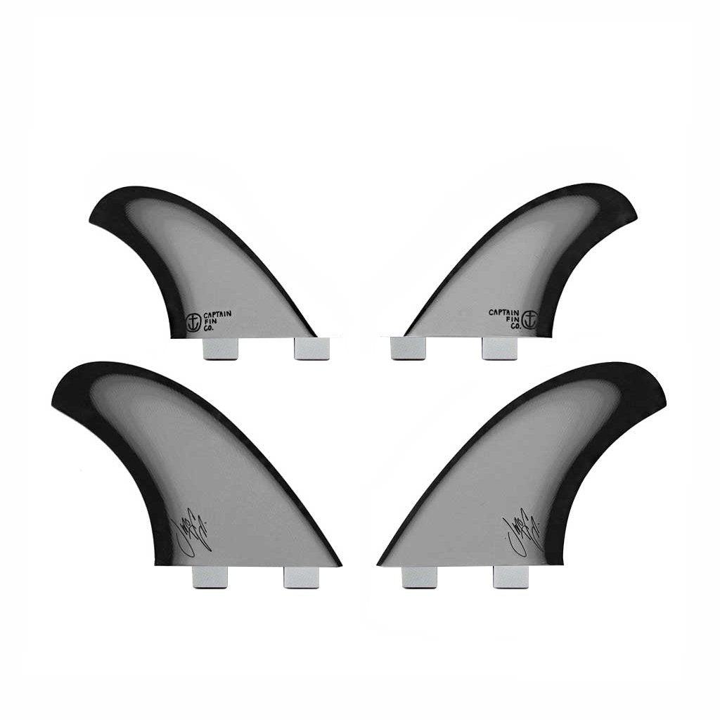 Captain Fin Co - Jeff McCallum Quad Especial - Large - Black (FCS)