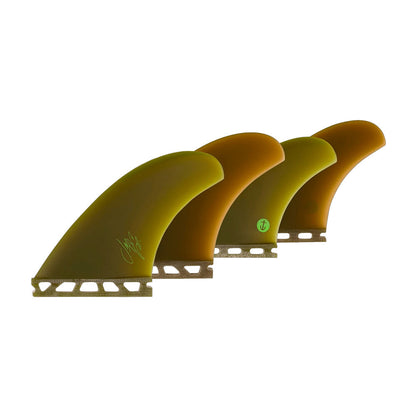 Captain Fin Co - Jeff McCallum Quad Raked - Medium - Green (Futures)