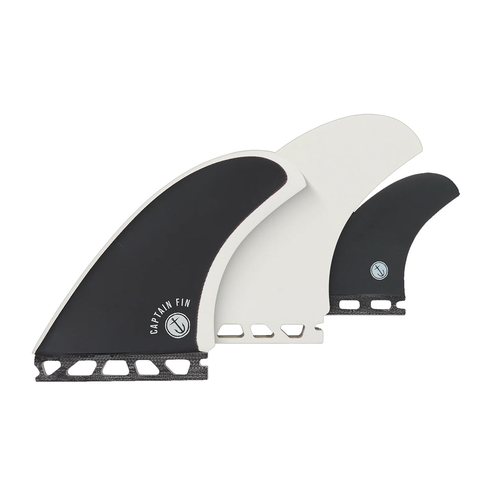 Captain Fin Co - CF Twin + Trailer - Medium - Black (Futures)