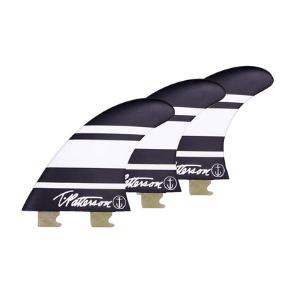 Captain Fin Co - Timmy Patterson Tri - Medium - Black/White (Snap-In / FCS II)