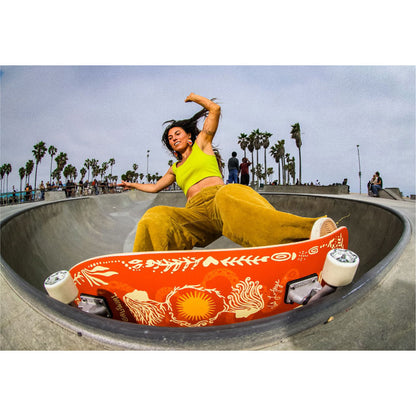 Carver Skateboards - 31" GrlSwirl Sunflower - Deck Only