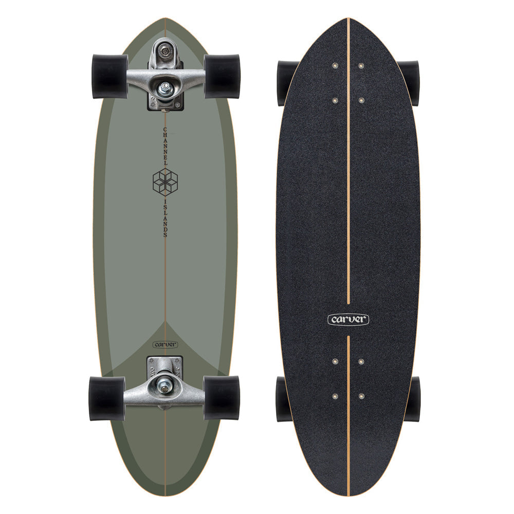 Carver Skateboards - 32.5" Channel Islands Mid Sage - C7 Complete