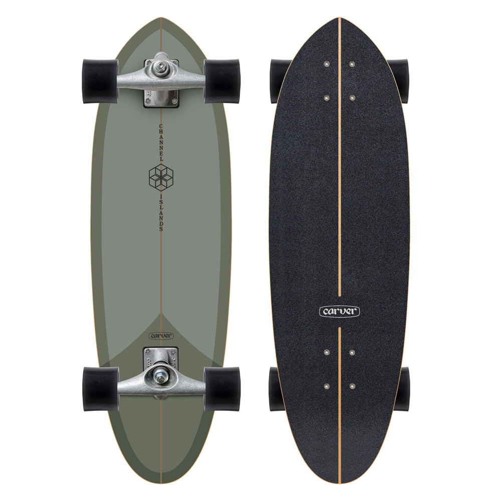 Carver Skateboards - 32.5" Channel Islands Mid Sage - CX Complete