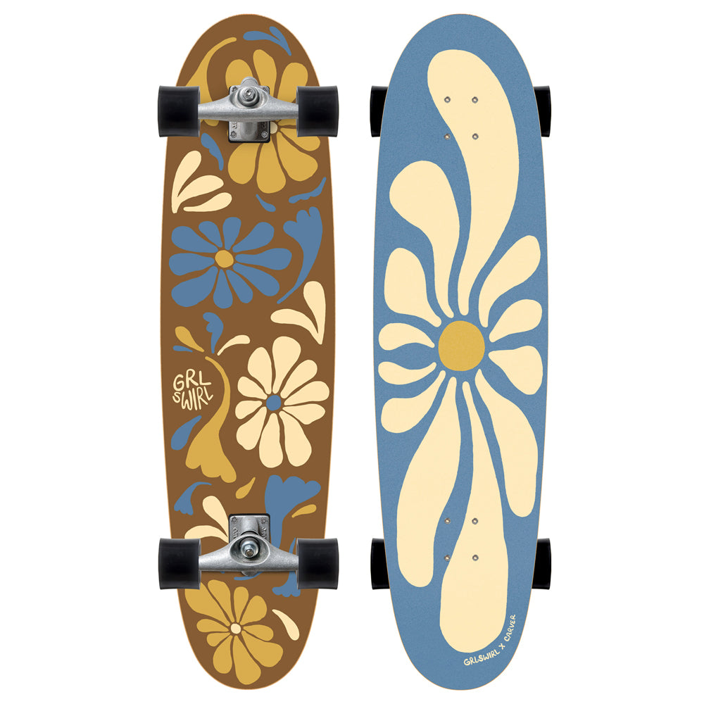 Carver Skateboards - 38" GrlSwirl LongSwirl - CX Complete