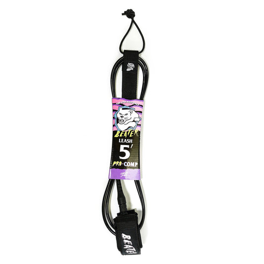 Catch Surf - Beater 5' Pro Comp Leash - Black