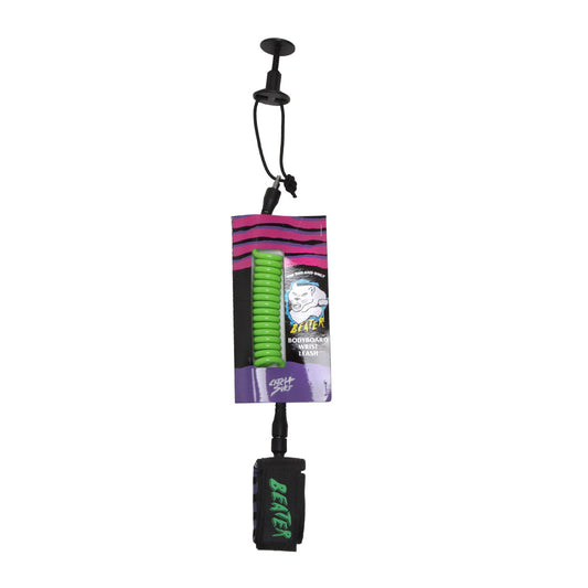 Catch Surf - Beater Bodyboard Leash - Green & Purple