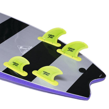 Catch Surf - Safety Edge Quad Fin Kit - Lime