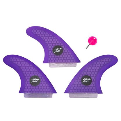 Catch Surf - Ultra Hi-Perf Tri Fin Kit - Purple