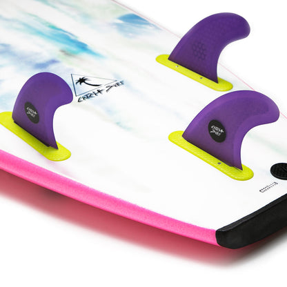 Catch Surf - Ultra Hi-Perf Tri Fin Kit - Purple