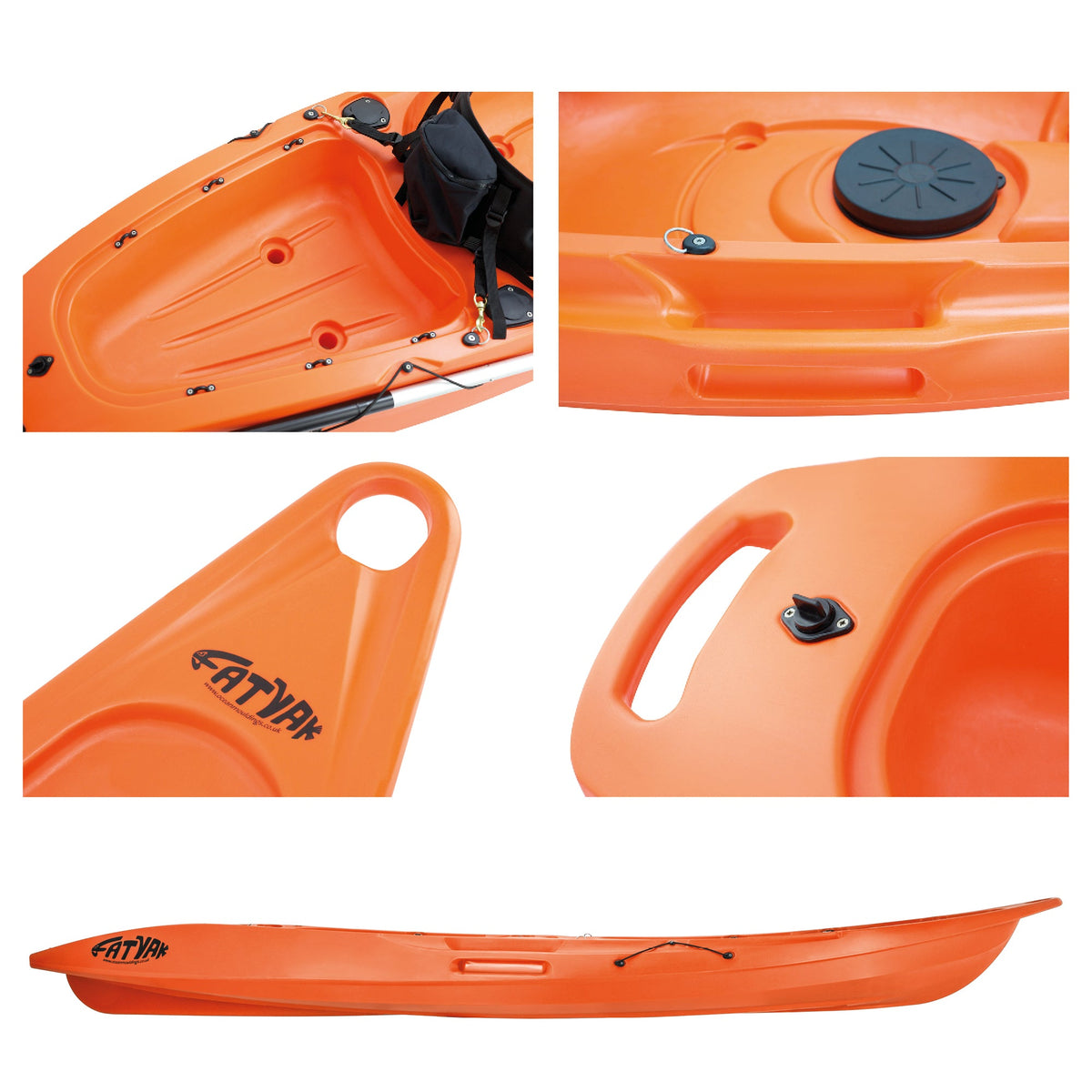 Mahee Tandem Kayak | Orange | Stable & Durable