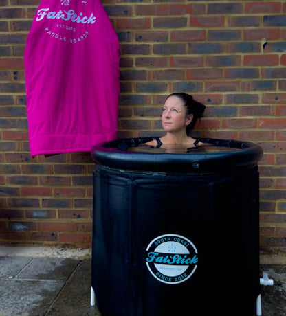 FatStick Recovery Ice Bath | Cold Water Therapy & Recovery Plunge Tub | Round/Oval