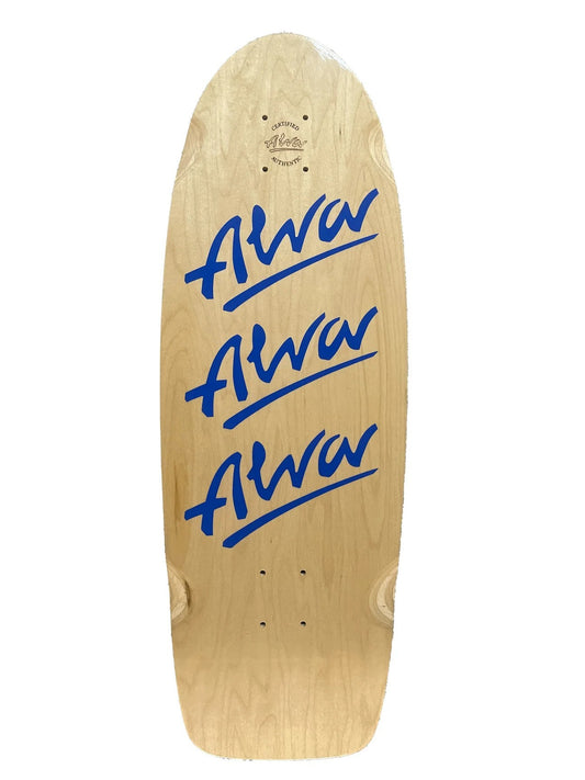 Alva 1979 Tri-Logo Re-Issue - Old School Skateboard Deck
