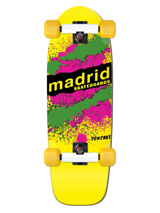 Madrid Marty Explosion Yellow 29" - Old School Skateboard