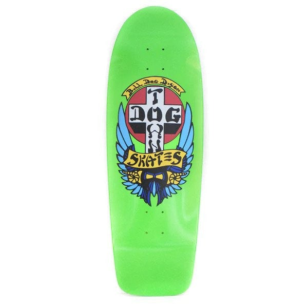 Dogtown Bulldog OG 70's Classic Deck Lime Green Dip - 10.0"