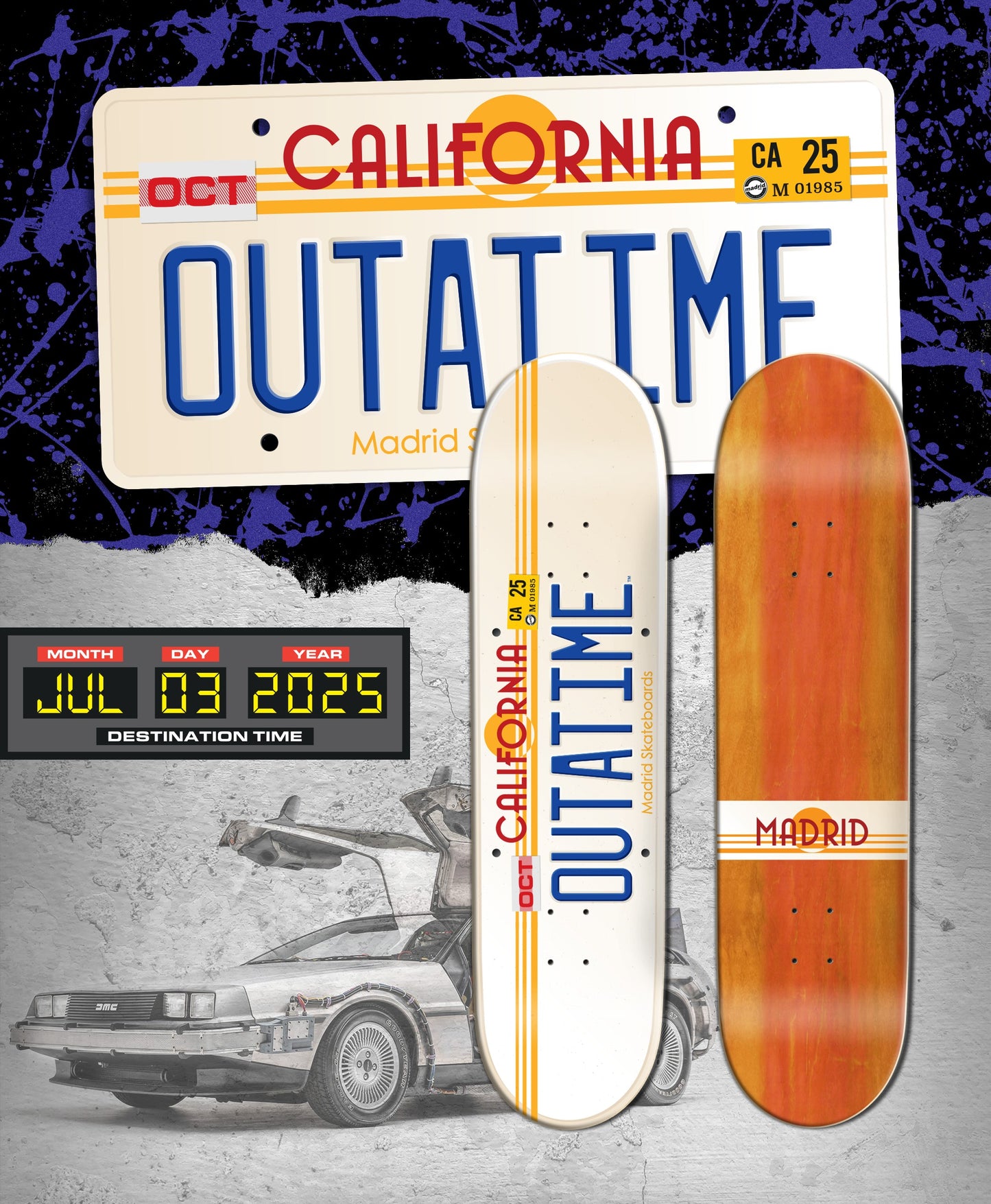 Madrid Outatime 8.25" Skateboard Deck