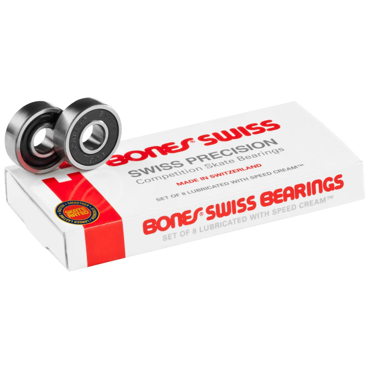 Bones Swiss Bearings - 8mm / 8 Pack
