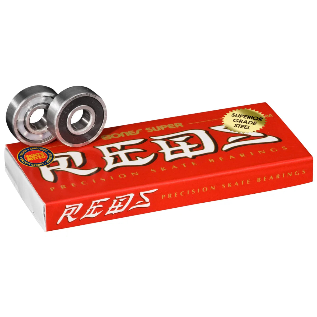 Bones Super Reds Bearings - 8mm / 8 Pack