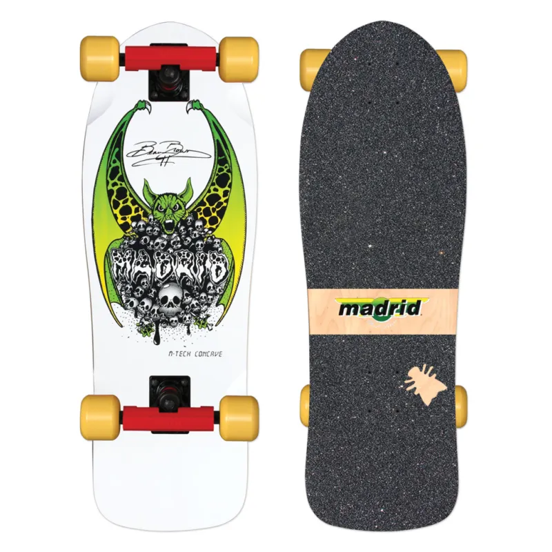 Madrid Beau Brown Old School Skateboard Complete