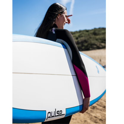 8' Pulse Squash Tail Mini Mal Surfboard by Australian Board Co - FCSII Finboxes