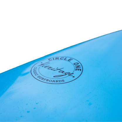 9' 1 Heritage Square Tail Retro Longboard Gloss Tint