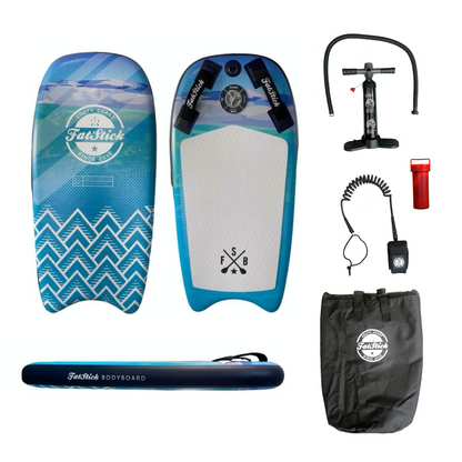 Inflatable 43" FatStick Body Board Package